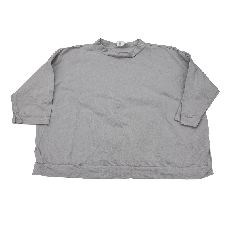 Year-End Clearance GREY   CMC TOP LS, Size XL