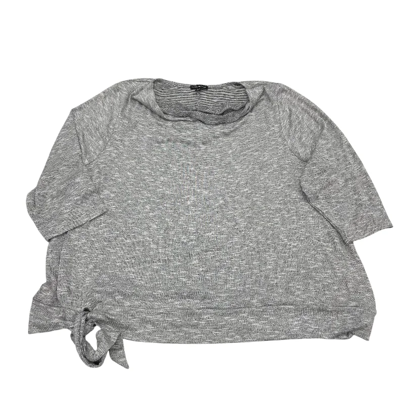 Year-End Sale GREY TOP 3/4 SLEEVE by LANE BRYANT Size:4X