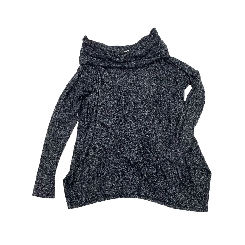 TIME-Limited Offer GREY TOP LS by EXPRESS Size:XS