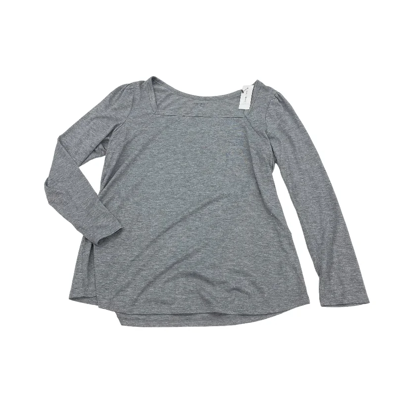 Limited Time Discount GREY TOP LS by LANE BRYANT Size:L