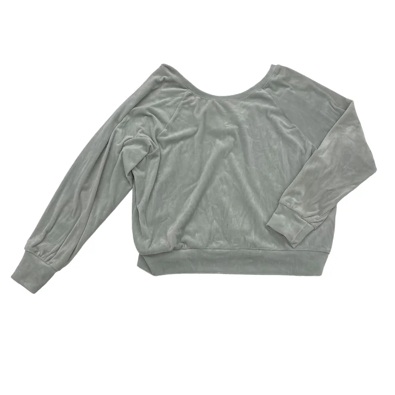 Bargain Bin GREY TOP LS by PEACH Size:L