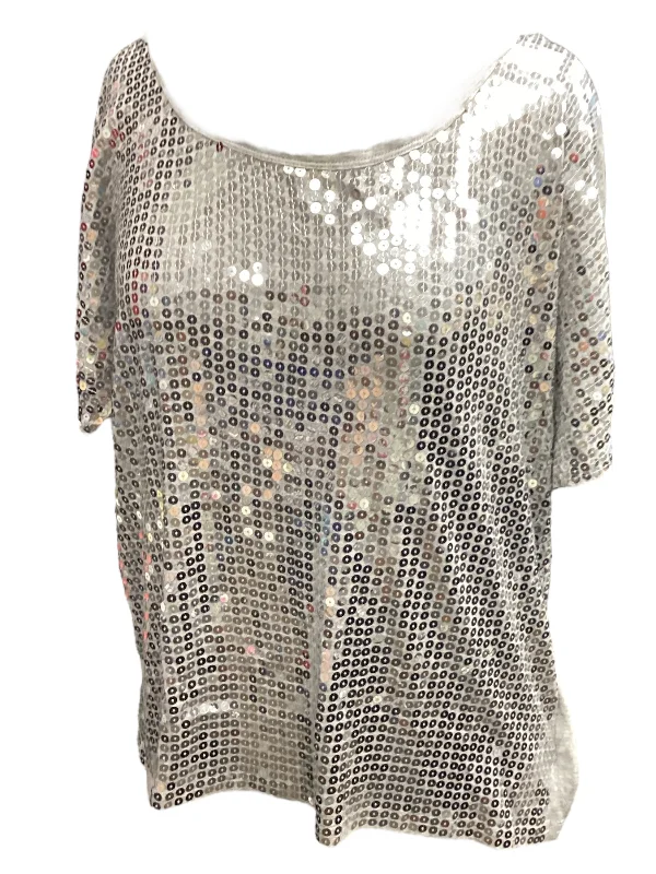 Seasonal Clearance Grey Top Short Sleeve Michael Kors, Size L