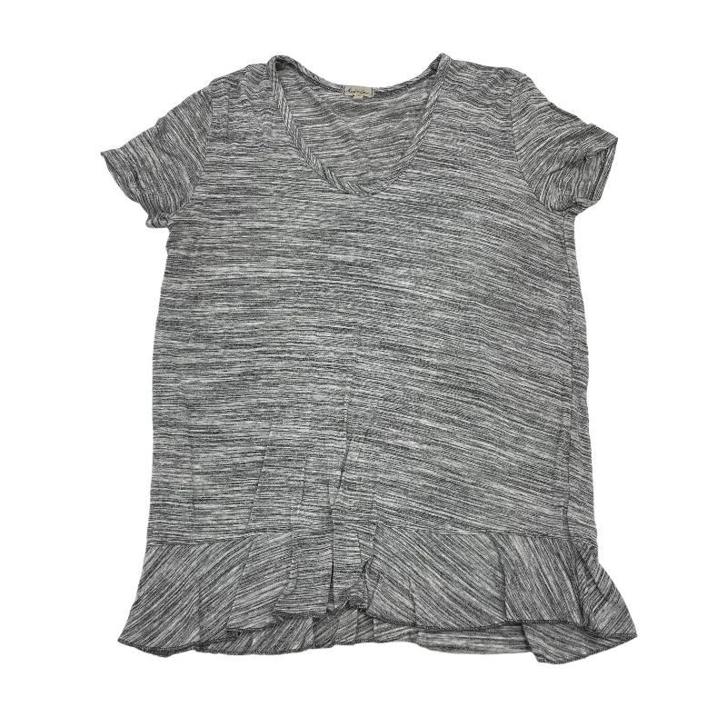 Loyalty Reward Grey Top Short Sleeve Modadoc, Size S