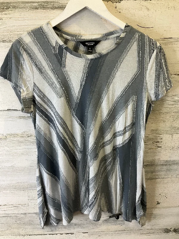 Quick Sale Grey Top Short Sleeve Simply Vera, Size S