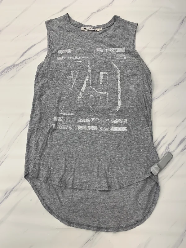 Grand Opening Sale Grey Top Sleeveless Michael Stars