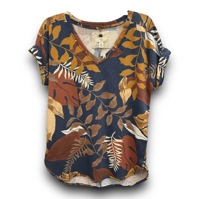 Crazy Savings Multi-colored Top Short Sleeve Cupio, Size M