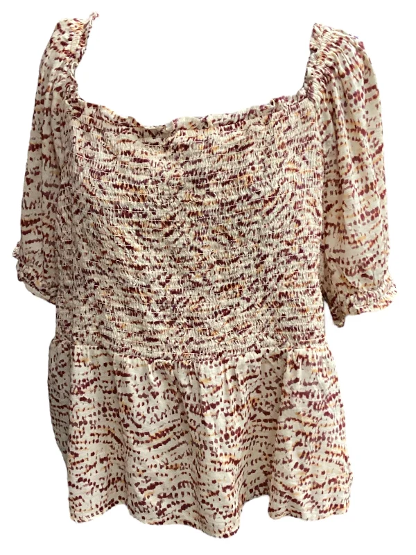 Savings Galore Multi-colored Top Short Sleeve Old Navy, Size Xl