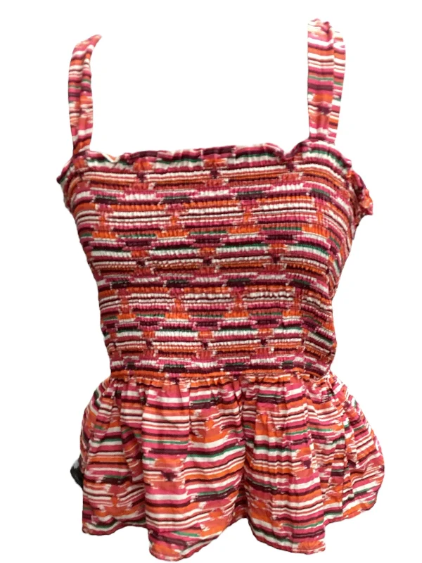 Limited Stock Multi-colored Top Sleeveless Loft, Size S