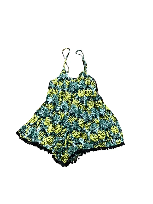 New Deals Multi-colored Top Sleeveless Vestique, Size S
