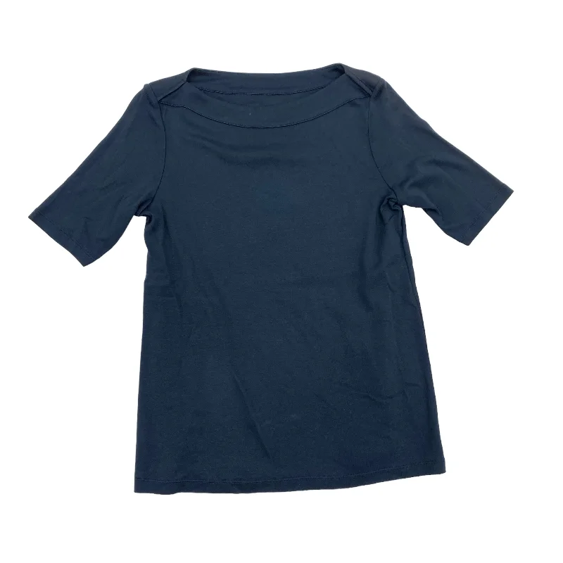 Now or Never NAVY J. JILL TOP SS, Size S
