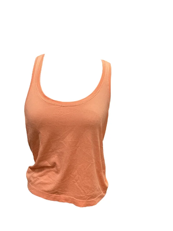 Price Fest Orange Athletic Tank Top Lululemon, Size 8