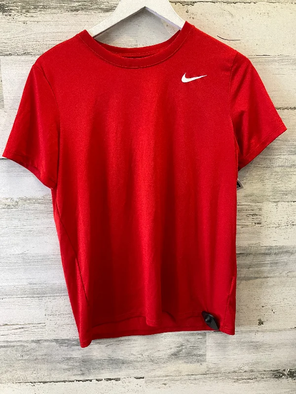 Exclusive Preview Orange Athletic Top Short Sleeve Nike Apparel, Size M
