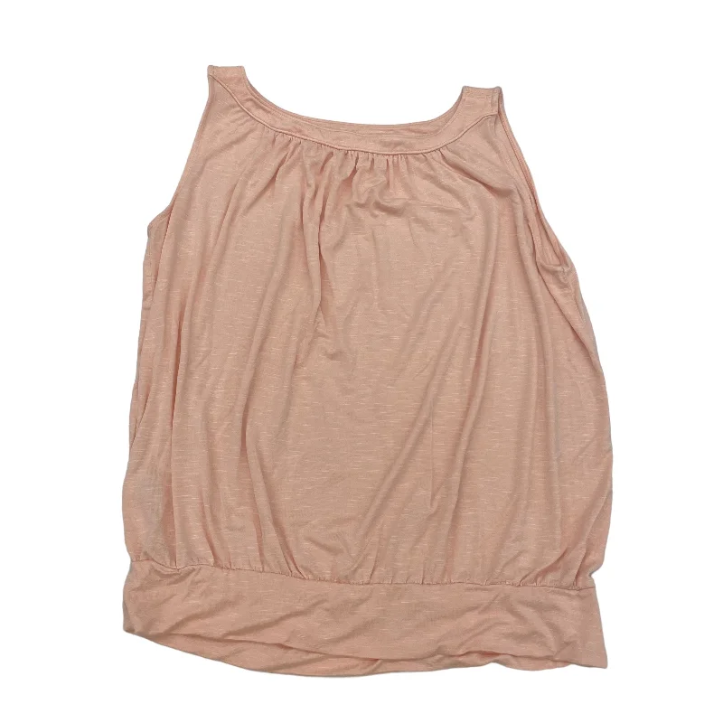 Limited Availability ORANGE BLOUSE SLEEVELESS by LOFT Size:L