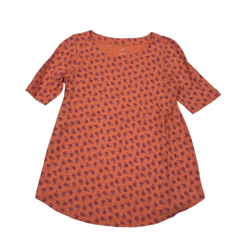 Special Price Orange Top Short Sleeve J. Jill, Size Xs