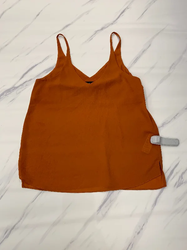 Huge Savings Orange Top Sleeveless Top Shop, Size S