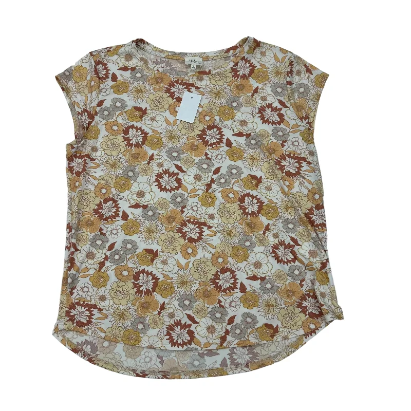 Exclusive Savings ORANGE TOP SS by AVA JAMES Size:XL