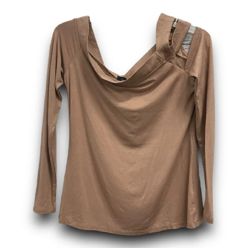 Savings Galore Peach Top Long Sleeve Lea & Viola, Size S