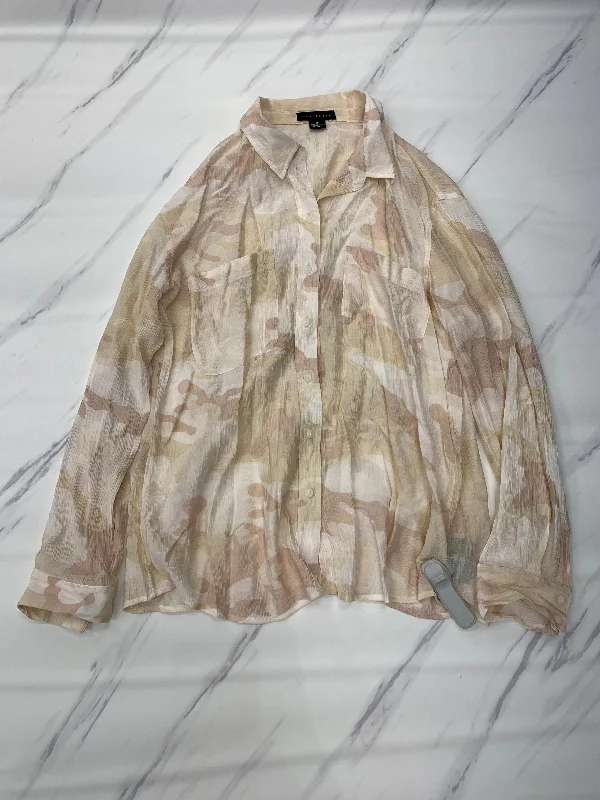Weekend Deal Peach Top Long Sleeve Sanctuary, Size M