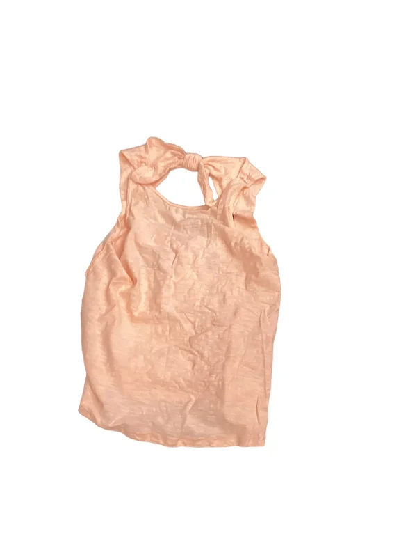 Super Bargain Peach Top Sleeveless Ro & De, Size S