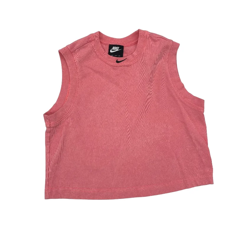 Instant Discount PINK ATHLETIC TANK TOP by NIKE APPAREL Size:S