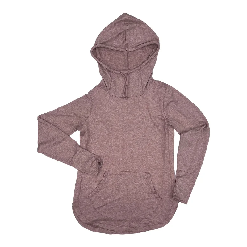 Super Deal PINK ATHLETIC TOP LS HOODIE by RBX Size:S