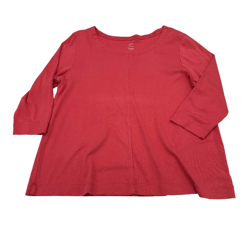 Price Meltdown PINK J. JILL TOP 3/4 SLEEVE BASIC, Size XL