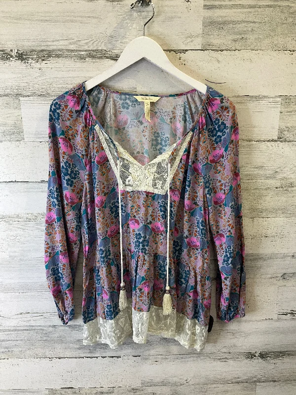 Final Markdown Pink & Purple Top Long Sleeve Matilda Jane, Size S