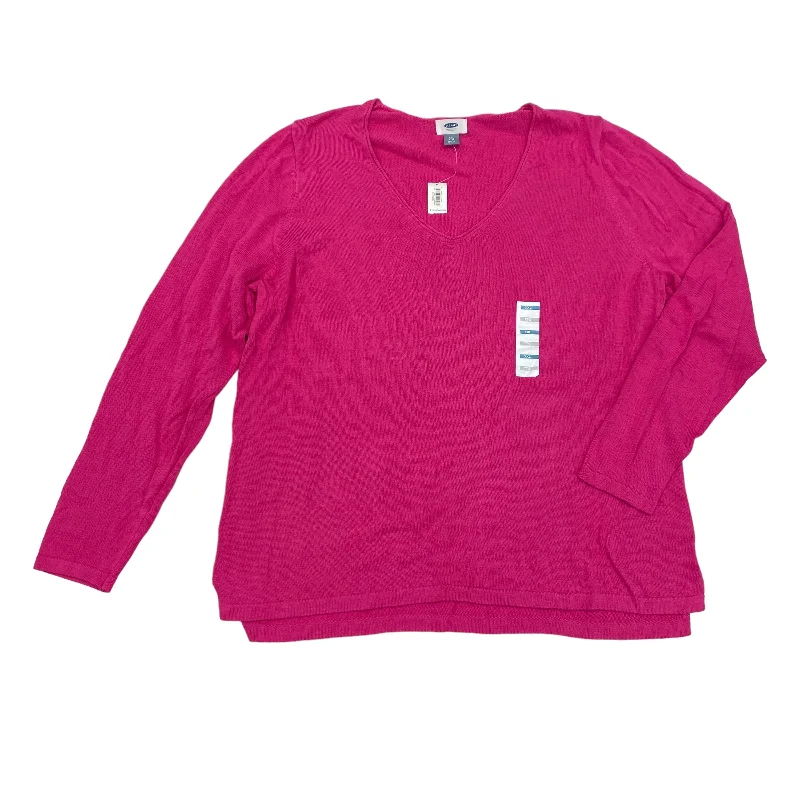 New Deals PINK SWEATER by OLD NAVY Size:XXL