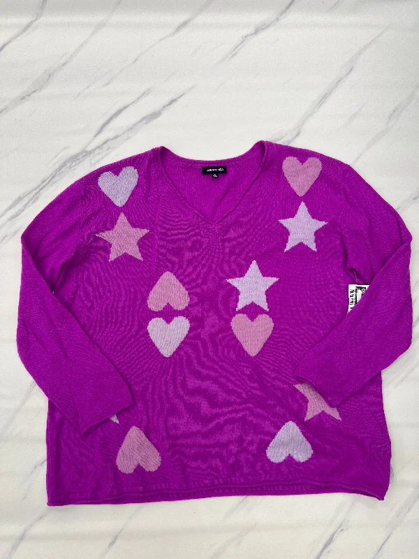 Final Markdown Pink Sweater Cashmere 525 America, Size M