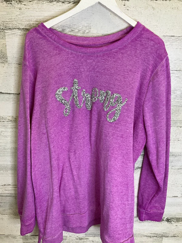 Super Sale Pink Sweatshirt Crewneck Lane Bryant, Size 4x