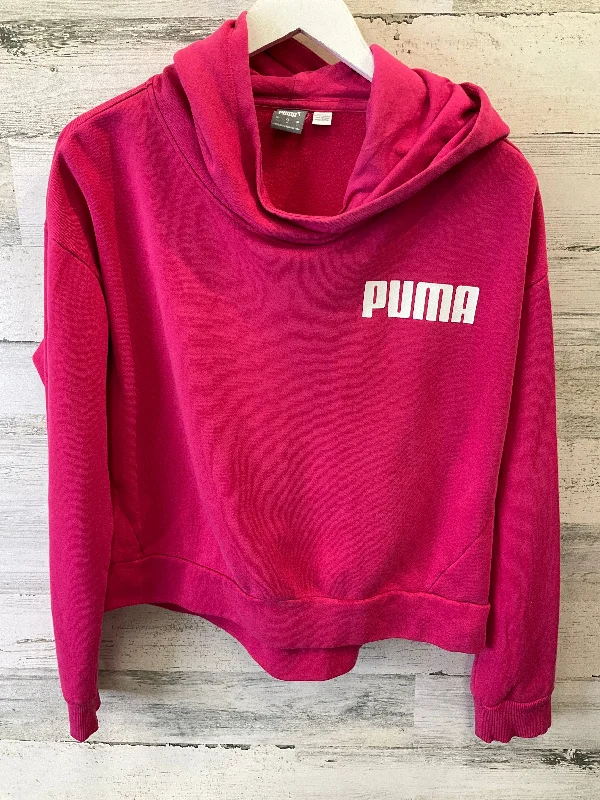 Factory Direct Sale Pink Sweatshirt Hoodie Puma, Size L