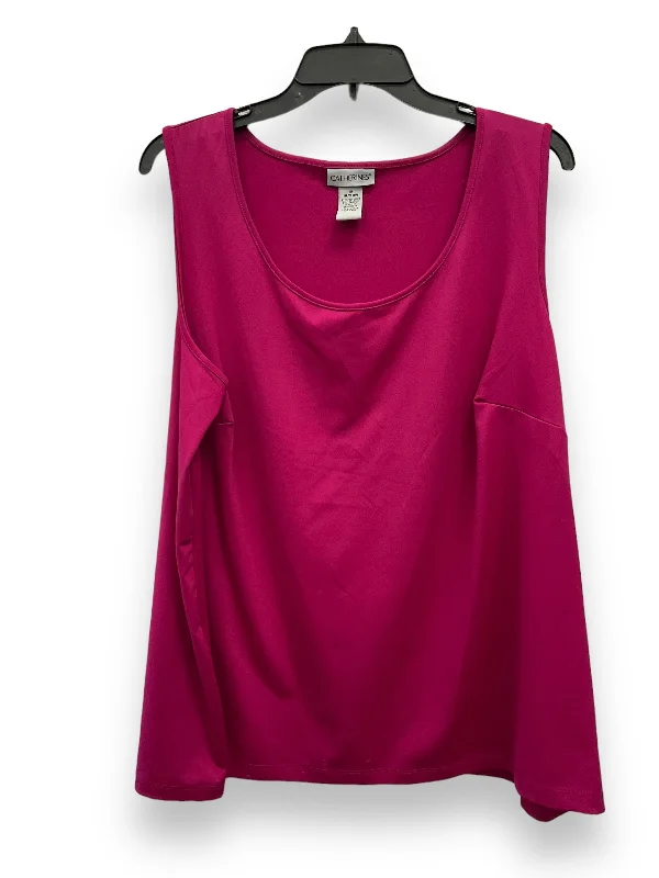 Major Savings Pink Tank Top Catherines, Size 1x