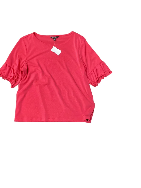 Value Deals Pink Top 3/4 Sleeve Banana Republic, Size M
