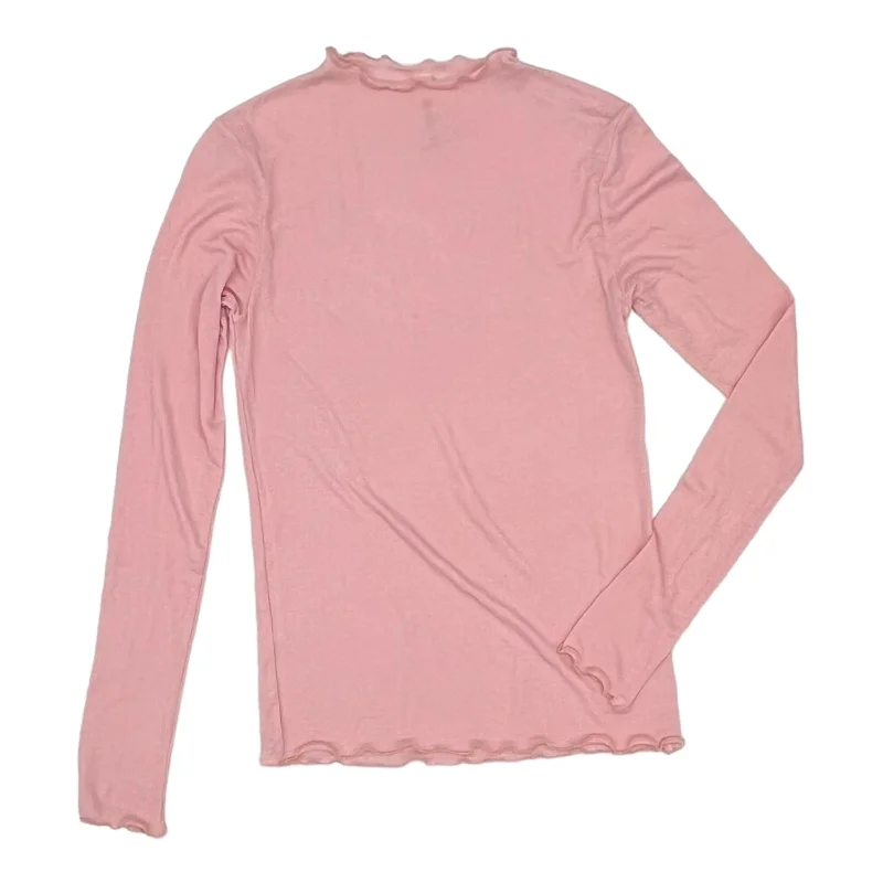 Stock Up and Save PINK TOP LS by MONO B Size:S