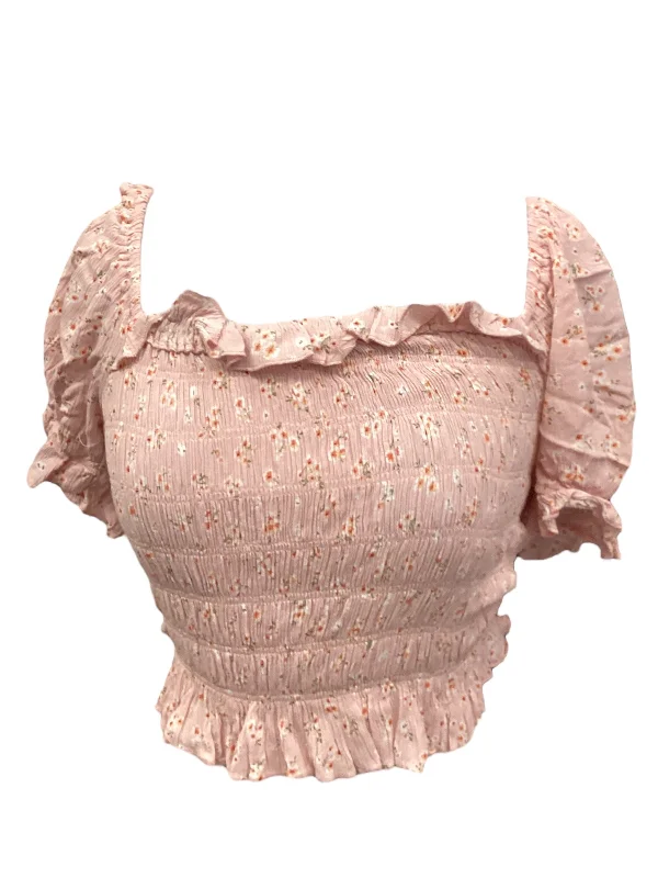 Value Deals Pink Top Short Sleeve Forever 21, Size S