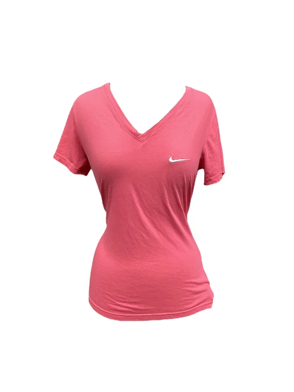 Price Slash Pink Top Short Sleeve Nike, Size L