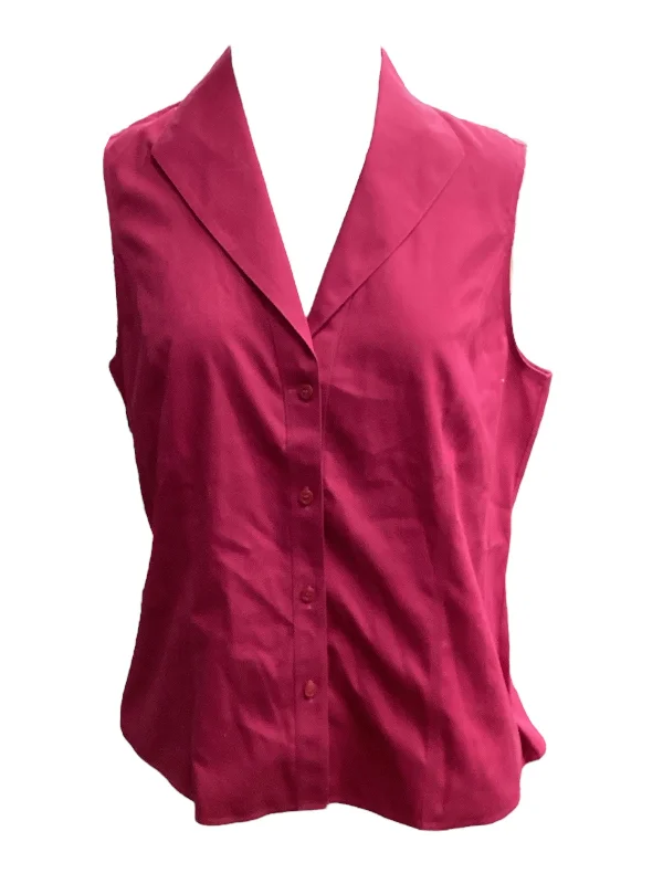 Early Access Pink Top Sleeveless Jones New York, Size 14