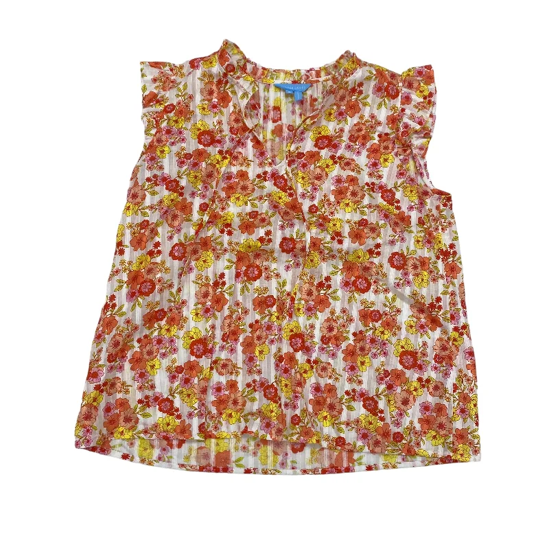 Midnight Sale PINK & WHITE DRAPER JAMES TOP SS, Size S