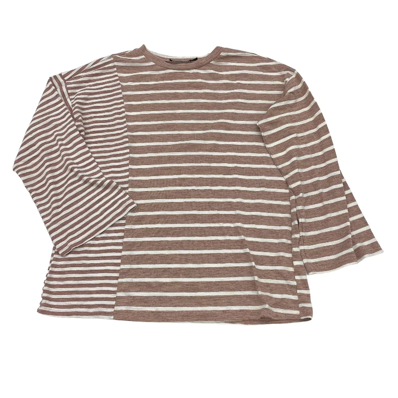 Savings Spectacular PINK & WHITE TOP LS by DOE & RAE Size:M