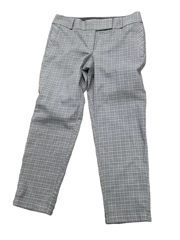 Super Sale Plaid Pattern Pants Dress Loft, Size 8
