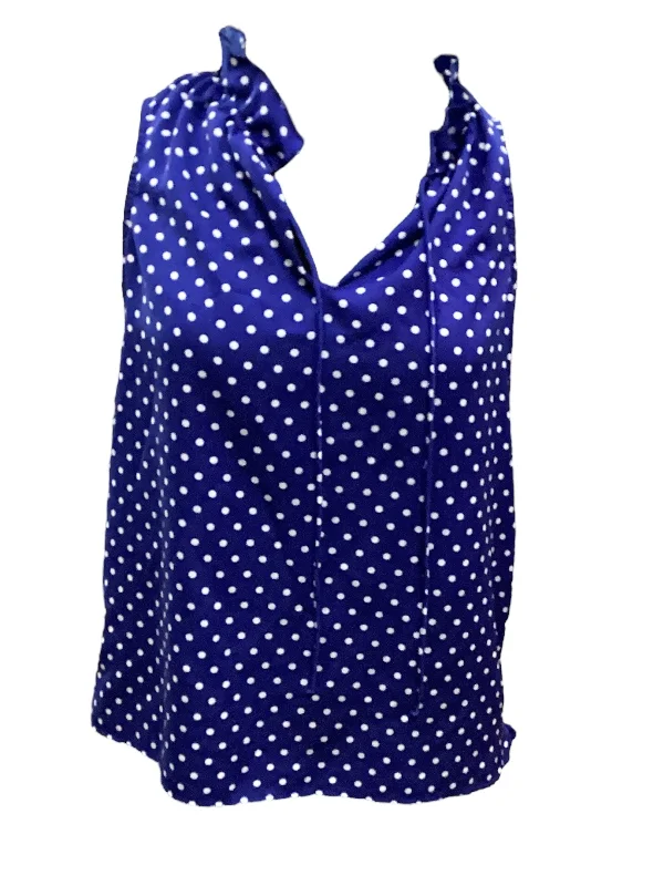 Deal Explosion Polkadot Pattern Top Sleeveless J. Crew, Size 4