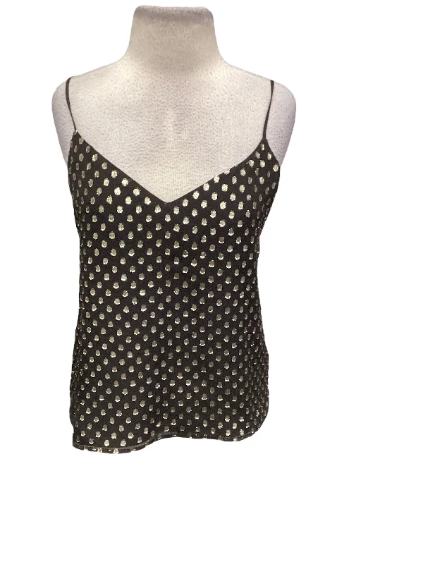 Huge Discounts Polkadot Pattern Top Sleeveless L Agence, Size S