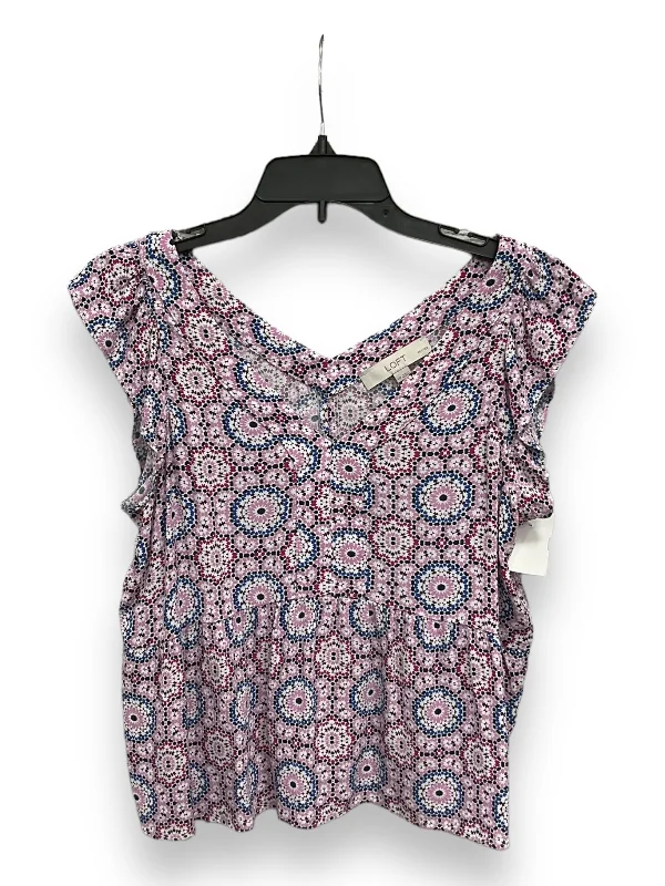Quick Sale Purple Blouse Sleeveless Loft, Size M