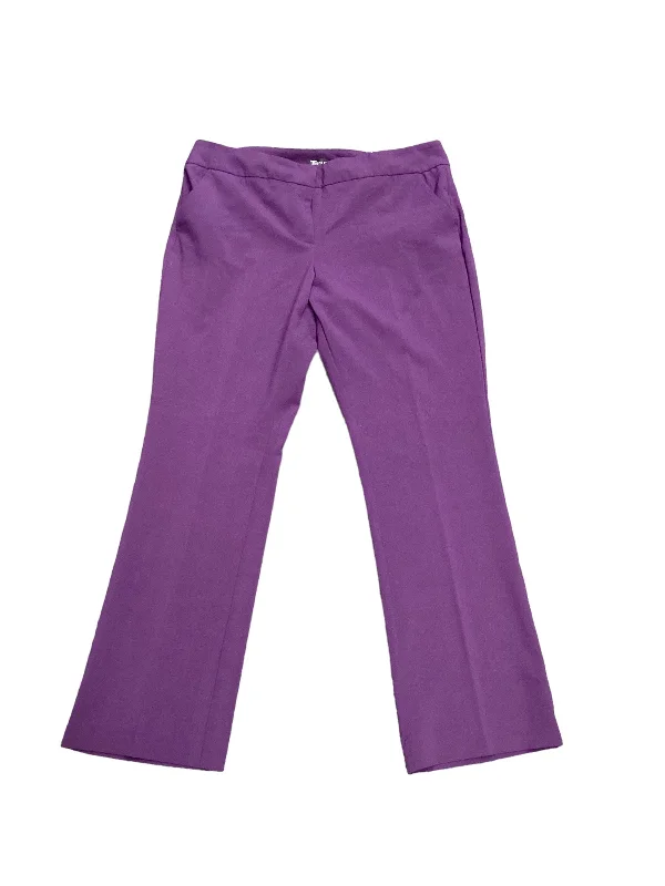 Exclusive Savings Purple Pants Dress New York And Co, Size 14