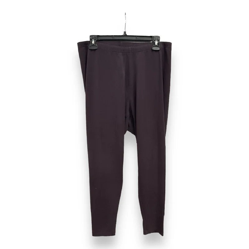 Quick Sale Purple Pants Leggings J. Jill, Size 2x