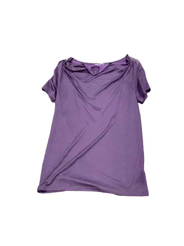 Overstock Purple Top Short Sleeve Banana Republic, Size S