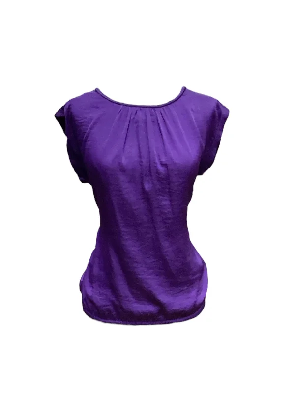 Crazy Deals Purple Top Short Sleeve Outback Red, Size Xs