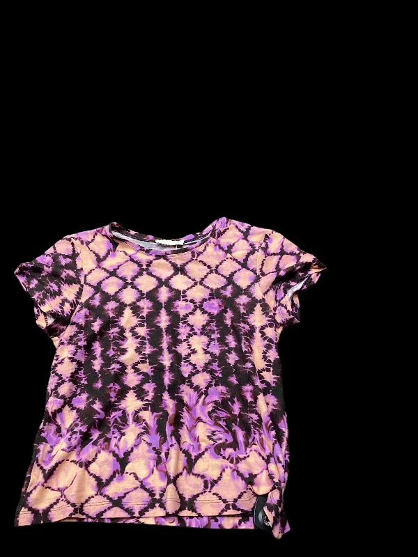 Price Drop Purple Top Short Sleeve Ulla Johnson, Size S