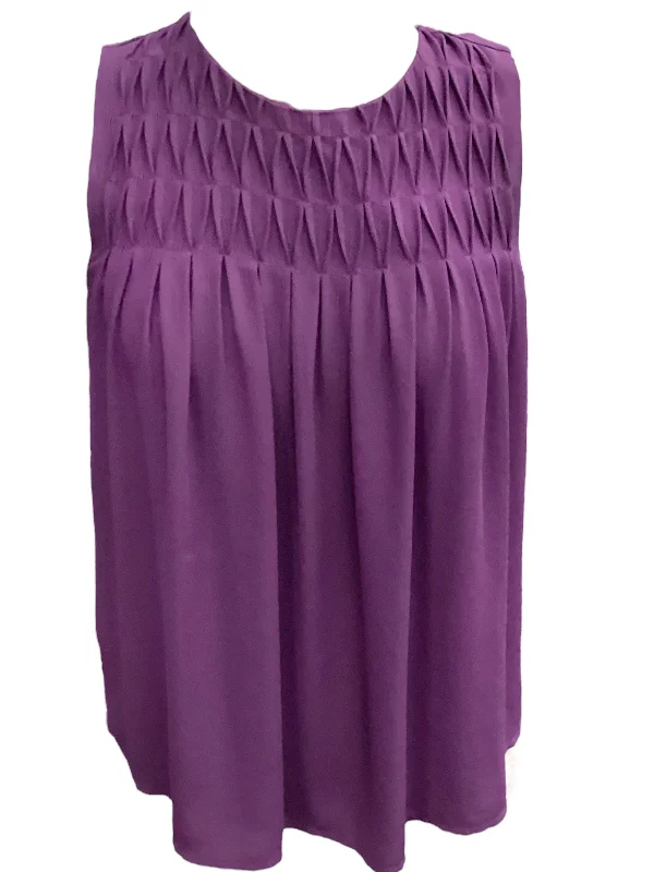 Limited Time Offer Purple Top Sleeveless Loft, Size Xs