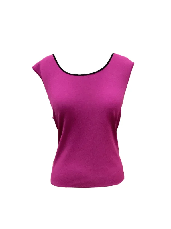 Today's Special Purple Top Sleeveless Ming Wang, Size Xl